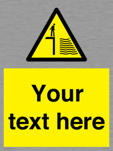 Custom Deep Water Sign